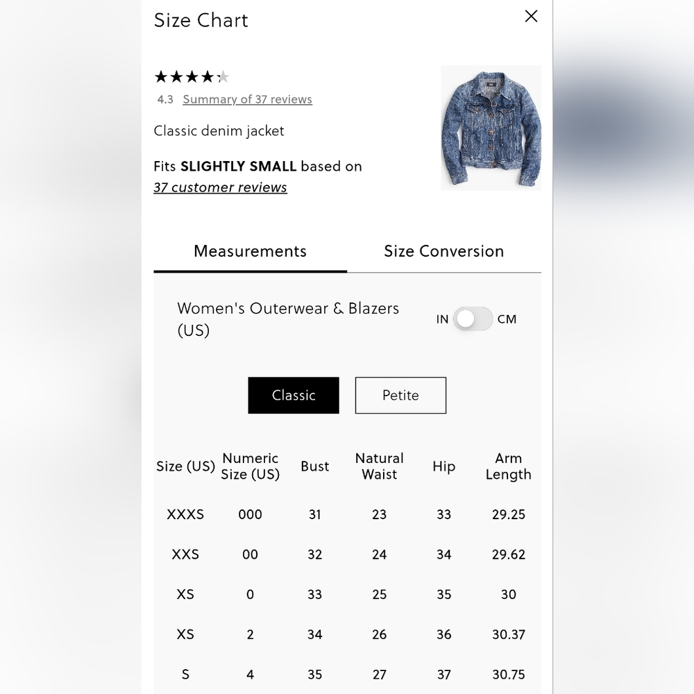 J. Crew Classic Indigo Denim Jean Jacket - Women's Size XS - Picture 12 of 12